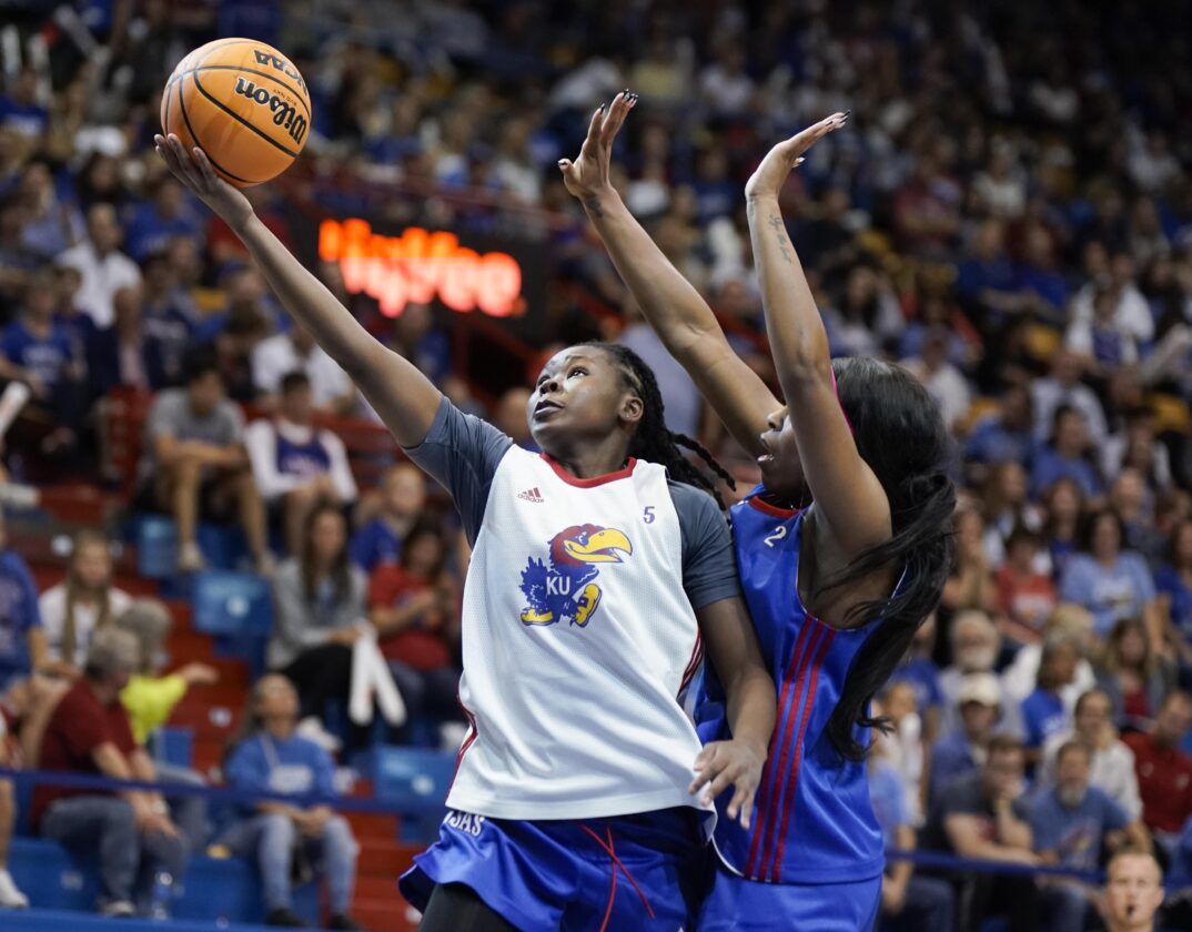 National championship banner steals the show at Late Night in the Phog